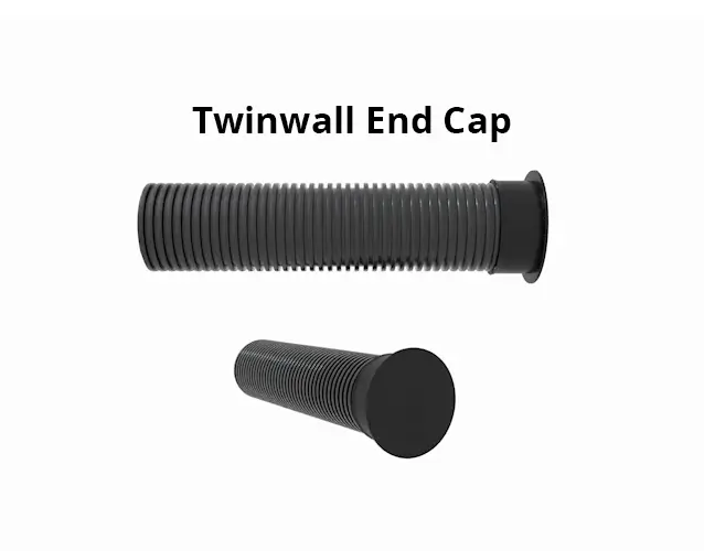 A range of Twinwall pipe sizes.