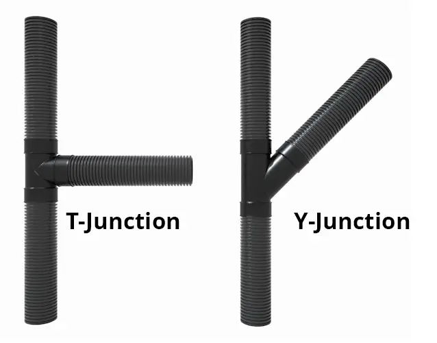 A range of Twinwall pipe sizes.