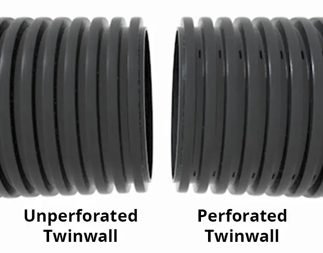 Unperforated vs Perforated Twinwall.